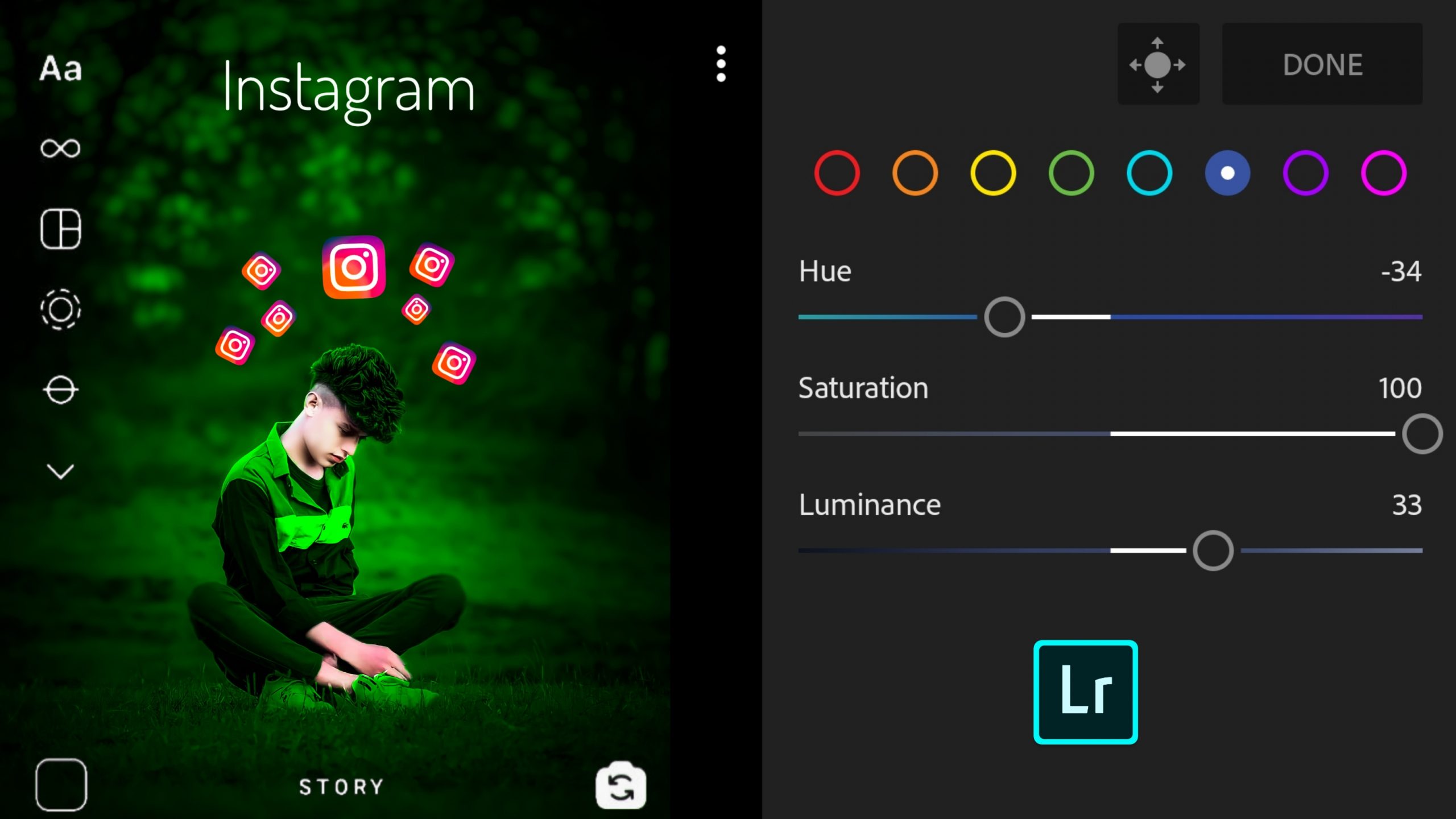 Instagram Viral Photo Editing in Lightroom Download All PNG